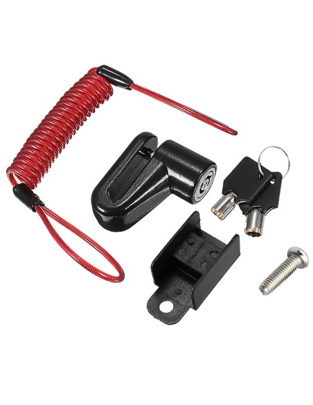 MA1008 accesorio para patinete Seguro antirrobos Negro, Rojo 1 pieza(s)