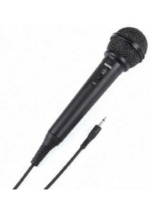 Micrófono dinámico DM20, micrófono de mano, con conector jack de 3,5 mm y de 6,35 mm, con adaptador para conectarlo a un sistema