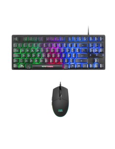 MCPTKLES Combo RGB Teclado y Ratón 3200DPI Diseño TKL Idioma Español