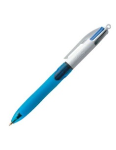 C 12 BOLIGRAFOS BIC 4 COLORES GRIP PUNTA 10MM