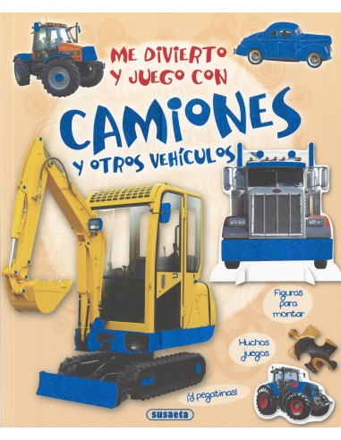 Me divierto y juego con camiones y otros vehiculos