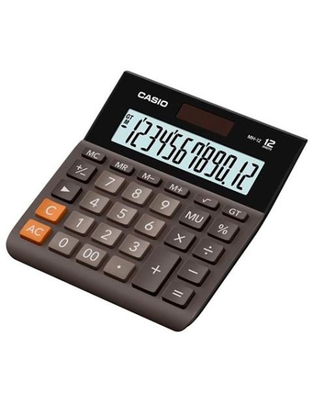 CASIO CALCULADORA DE OFICINA SOBREMESA 12 DÍGITOS NEGRO MH-12B