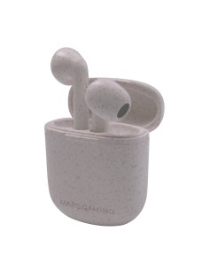 MHI-ECO Auriculares Inalámbricos TWS Ecológicos Bluetooth 5.1 Micrófono Material Orgánico Wheat Straw