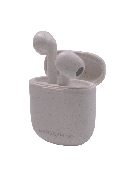 MHI-ECO Auriculares Inalámbricos TWS Ecológicos Bluetooth 5.1 Micrófono Material Orgánico Wheat Straw