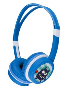 MHP-JR-B auricular y casco Auriculares Alámbrico Diadema Música Azul