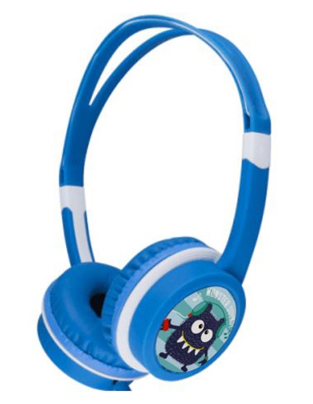 MHP-JR-B auricular y casco Auriculares Alámbrico Diadema Música Azul