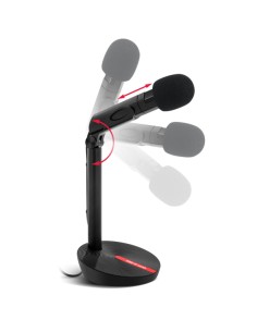 MIC-EKO micrófono Micrófono para videoconsola Negro