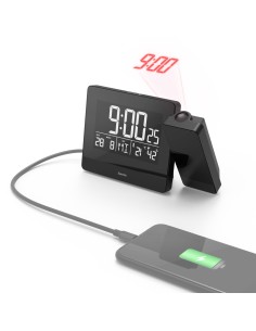 Plus Charge Reloj despertador digital Negro