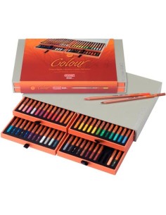 TALENS BRUYNZEEL COLOUR BOX 48 LÁPICES DE COLOR DESIGN SURTIDOS -ESTUCHE DE LUJO- - Color no elegible