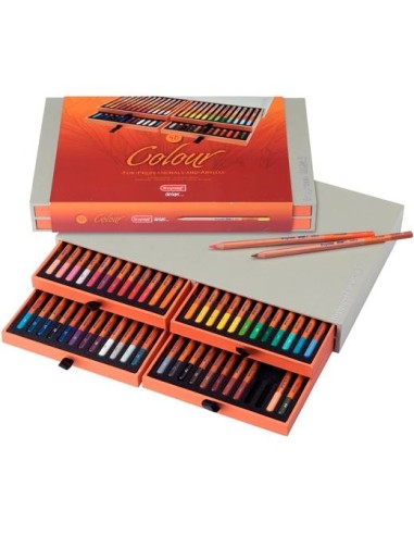 TALENS BRUYNZEEL COLOUR BOX 48 LÁPICES DE COLOR DESIGN SURTIDOS -ESTUCHE DE LUJO- - Color no elegible