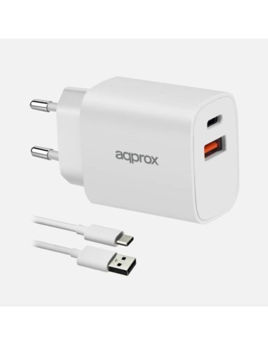 APPUSBWALL20W cargador de dispositivo móvil Universal Blanco Corriente alterna Carga rápida Interior