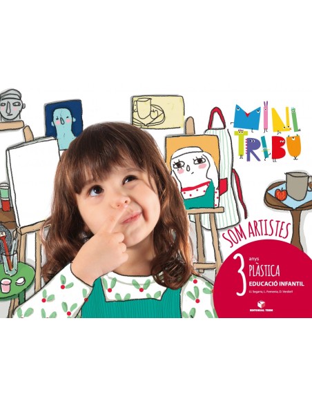 Plastica 3 anys som artistes Mini tribu 2017