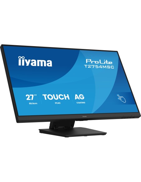 ProLite T2754MSC-B2AG pantalla para PC 68,6 cm (27") 1920 x 1080 Pixeles Full HD Pantalla táctil