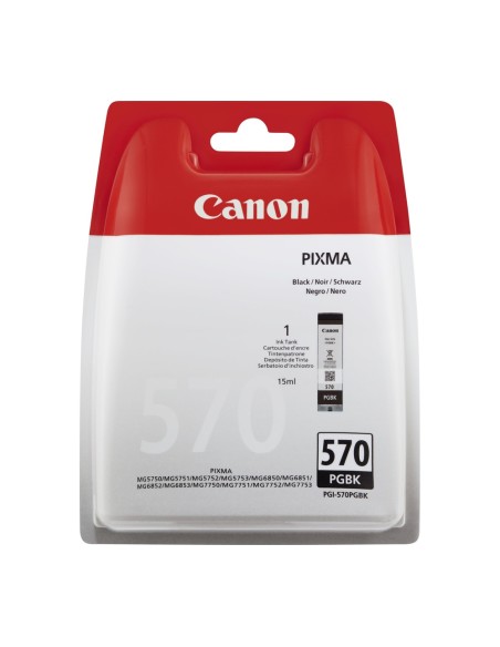 PGI-570PGBK cartucho de tinta 1 pieza(s) Original Negro