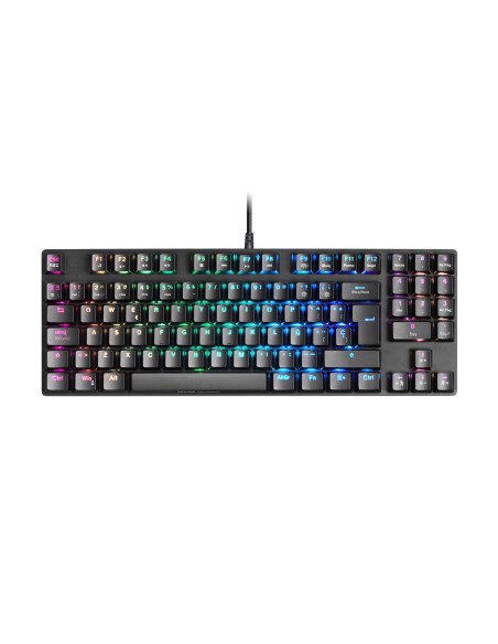 MKREVOPROBES Negro, Teclado Gaming RGB Mecánico, TKL+ NUM, Switch Azul, Español MKREVOPROBES Negro, Teclado Gaming RGB Mecánico, TKL+ NUM, Switch Azul, Español