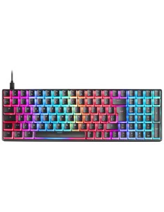 MKULTRA Teclado Mecánico Negro RGB Compacto 96% Switch Outemu SQ Azul Español
