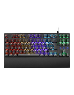 MKXTKLBES Teclado Mecánico Ultra-compacto TKL RGB Reposamuñecas Switch OUTEMU SQ Azul Idioma Español