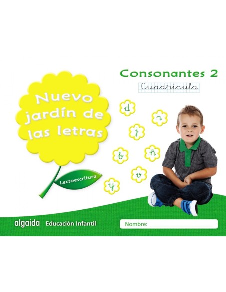 NUEVO JARDIN DE LAS LETRAS CONSONANTES 2 CUADRICULA