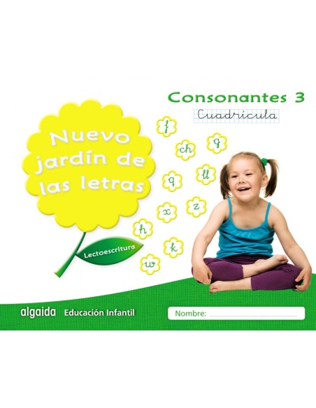 NUEVO JARDIN DE LAS LETRAS 3 CUADRICULA CONSONANTES