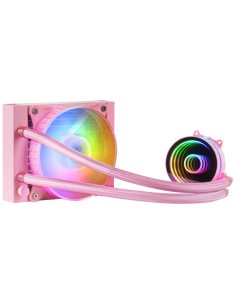 ML-ONE120 Rosa Refrigeración Líquida CPU TDP 200W Espejo Infinito Ventilador FRGB Silencioso Multisocket Universal