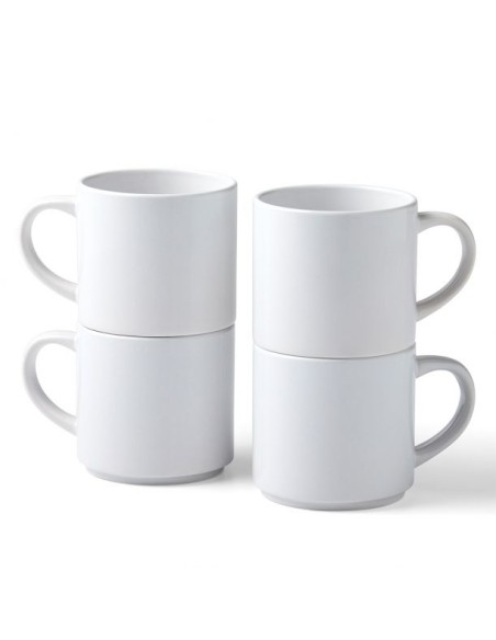 Stackable tazón Blanco Universal 4 pieza(s)