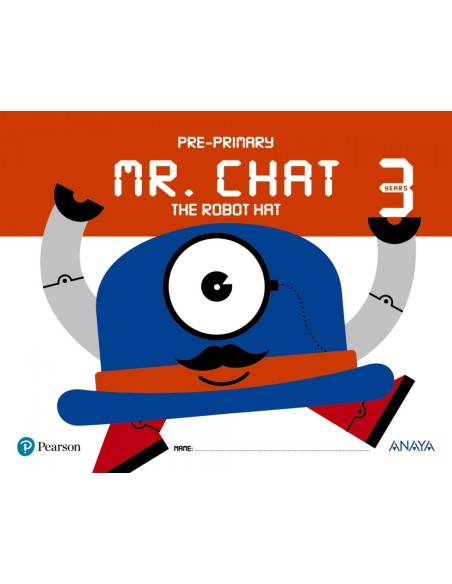 MRCHAT THE ROBOT HAT 3 ANOS
