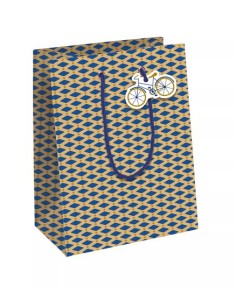 BOLSA PAPEL KRAFT B.MED. BIKE P/6