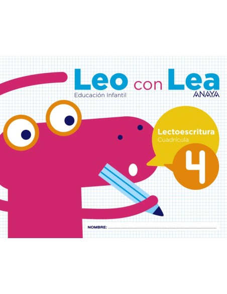 LEO CON LEA 4 CUADRICULA 5 ANOS