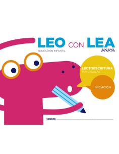 LEO CON LEA INICIACION MAYUSCULAS 3 ANOS