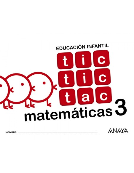 TIC TIC TAC 3 MATEMATICAS 5 ANOS