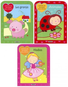 LAMINAS DE TERCIOPELO PARA COLOREAR