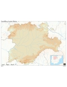 MAPA MUDO ERIK COLOR FISICO CAST. LEON - Pack de 50 unidades