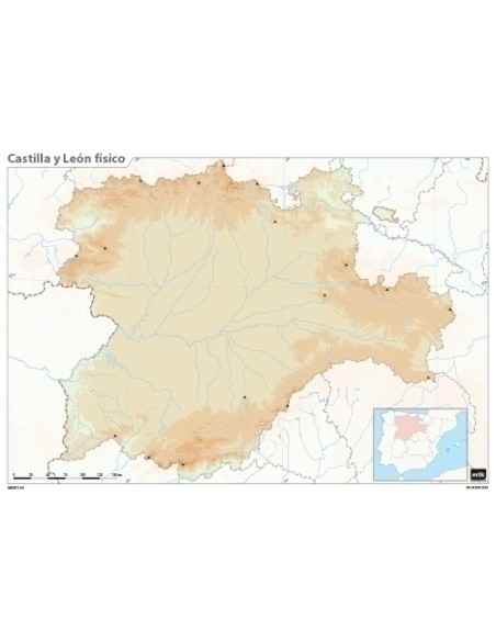 MAPA MUDO ERIK COLOR FISICO CAST. LEON - Pack de 50 unidades