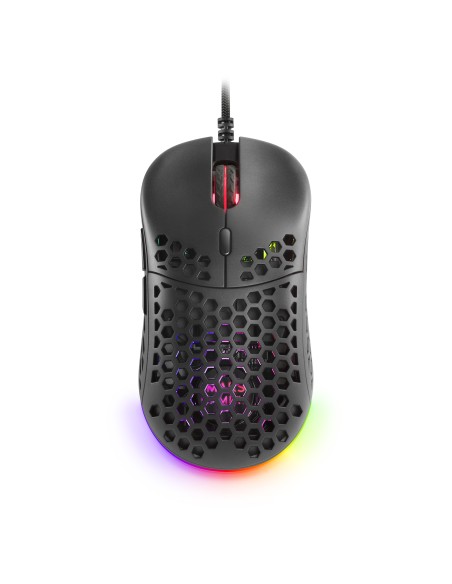 MM55 Negro Ratón Gaming RGB Chroma Ultra-ligero 55g 12800 DPI