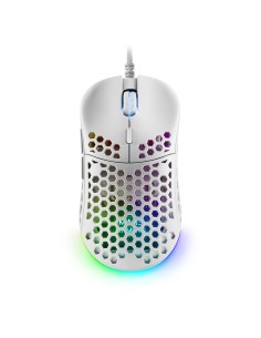 MM55W Blanco Ratón Gaming RGB Chroma Ultra-ligero 55g 12800 DPI