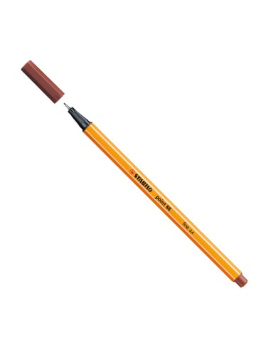 point 88 rotulador de punta fina Marrón Fino 88/75 - Pack 10 unidades.