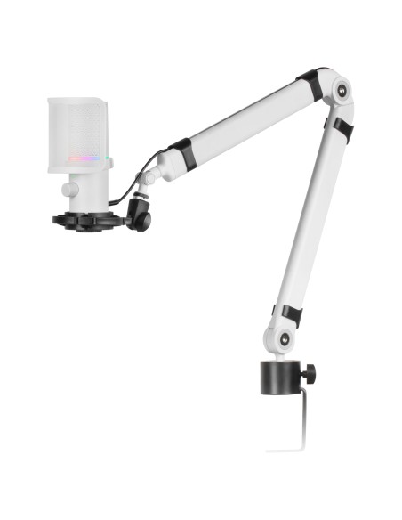 MMIC-XT, Micrófono de Estudio Profesional Alta Definición 192Khz 24-bit, Brazo Omnidireccional, Soporte Antivibración, Filtro Po