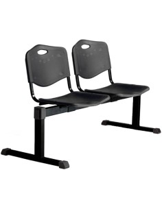 BANCADA PIQUERAS CENIZATE PVC NEGRO