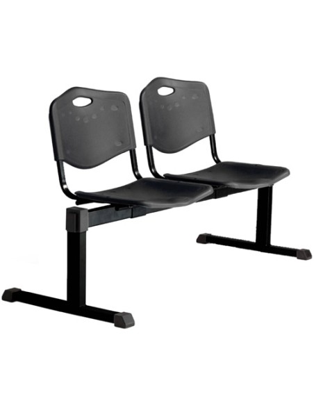 BANCADA PIQUERAS CENIZATE PVC NEGRO