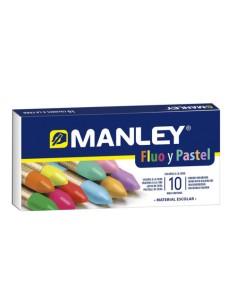 CERAS MANLEY FLUO/PASTEL ESTUCHE DE 10