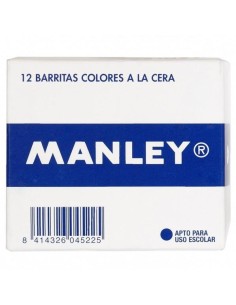 ESTUCHE 12 CERAS MANLEY MNC04453 AMARILLO LIM