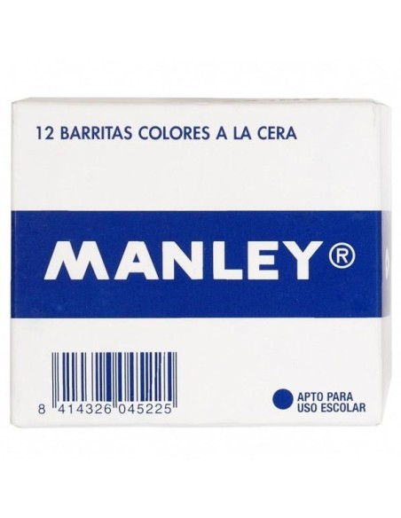 ESTUCHE 12 CERAS MANLEY MNC04453 AMARILLO LIM