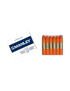ESTUCHE 12 CERAS MANLEY MNC04500 BERM. CLARO