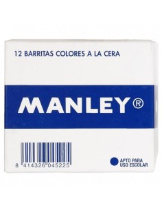MANLEY CERAS 60MM CARMÍN (10) ESTUCHE DE 12