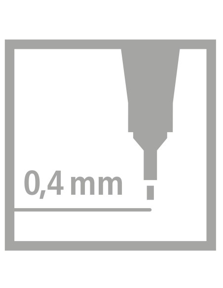 point 88 rotulador de punta fina Marrón 1 pieza(s)