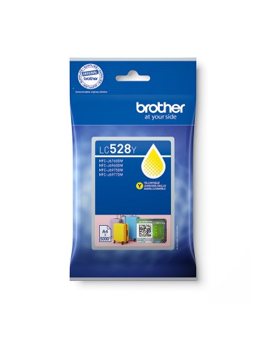 LC528Y cartucho de tinta 1 pieza(s) Original Amarillo