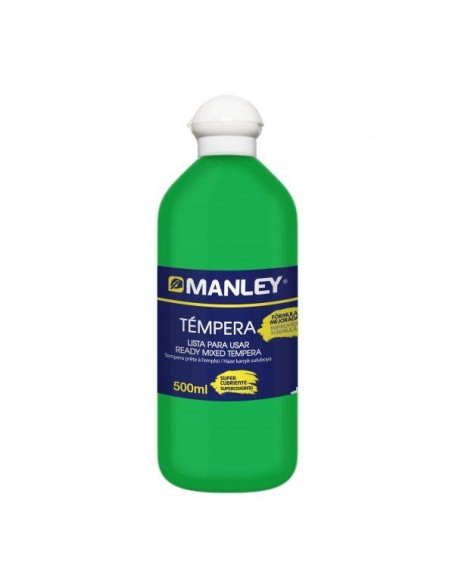 BOTE 500ML TEMPERA LIQUIDA MANLEY VERDE MNP18658