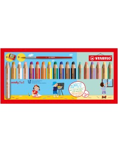 woody 3 in 1 Multicolor 18 pieza(s)