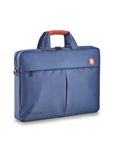 SEAMAN maletines para portátil 39,6 cm (15.6") Bandolera Azul