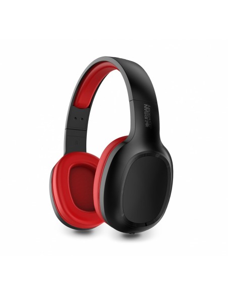 MOVEE Auriculares Inalámbrico Diadema Juego MicroUSB Bluetooth Negro, Rojo